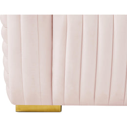 Meridian Ravish Pink Velvet Chair