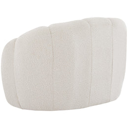 Meridian Elijah Cream Boucle Fabric Chair