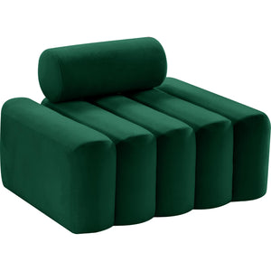 Meridian Melody Green Velvet Chair