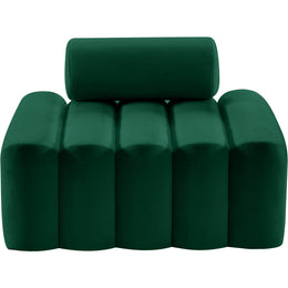 Meridian Melody Green Velvet Chair