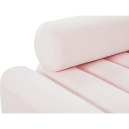 Meridian Melody Pink Velvet Chair
