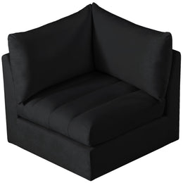 Meridian Jacob Black Velvet Corner