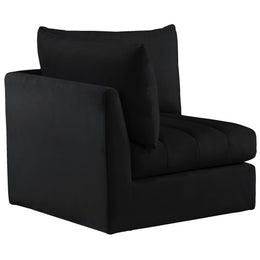 Meridian Jacob Black Velvet Corner