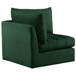 Meridian Jacob Green Velvet Corner