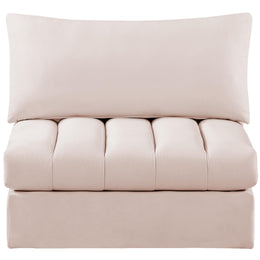 Meridian Jacob Pink Velvet Armless