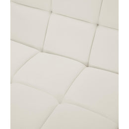 Meridian Relax Cream Velvet Armless Chair