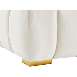 Meridian Gwen Cream Velvet Chair