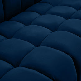 Meridian Gwen Navy Velvet Chair