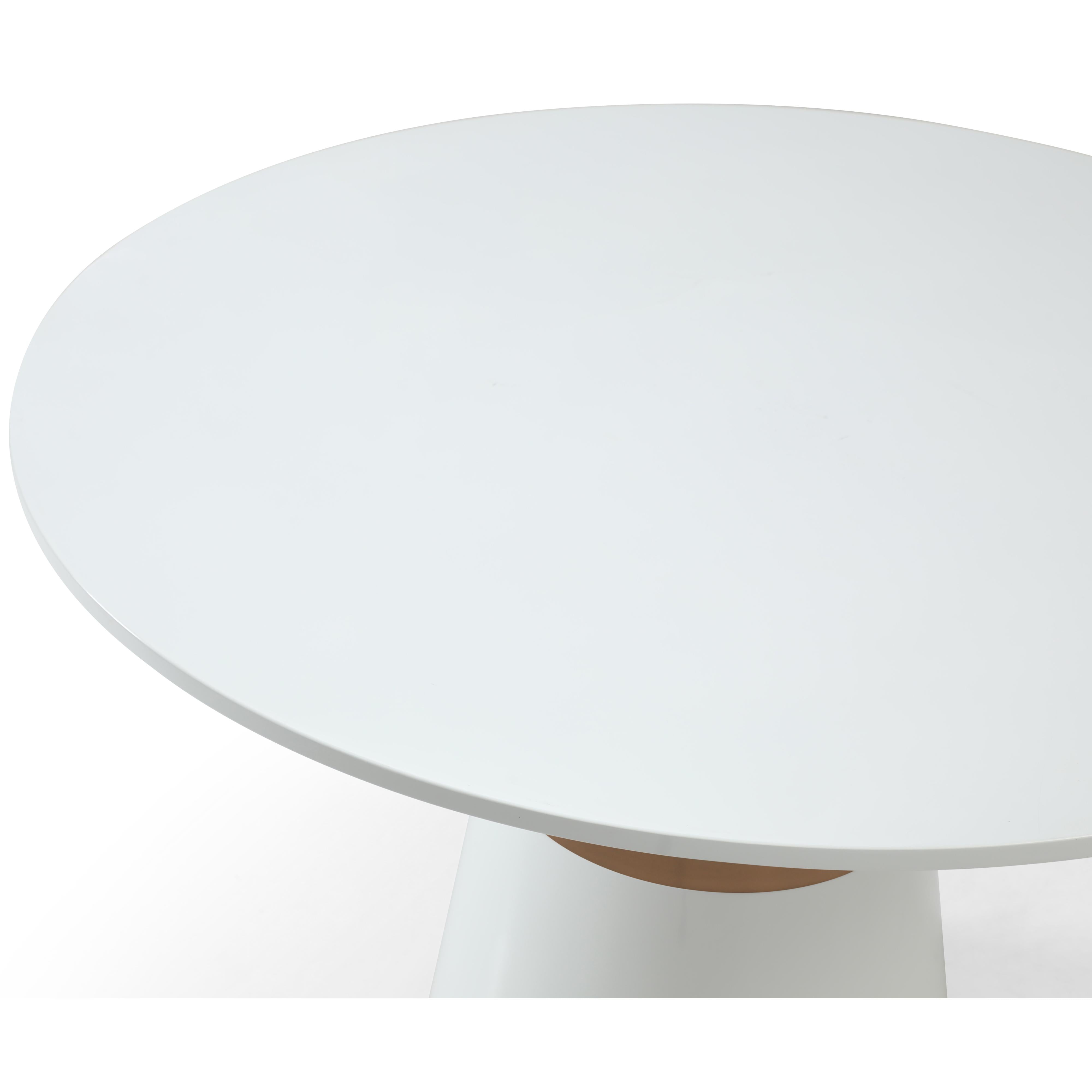 Meridian Hans White Dining Table