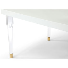 Meridian Bethany White Dining Table