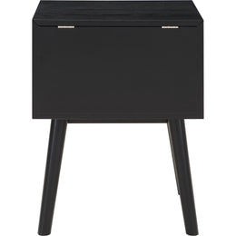 Meridian Teddy Black Night Stand