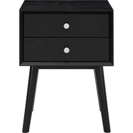 Meridian Teddy Black Night Stand