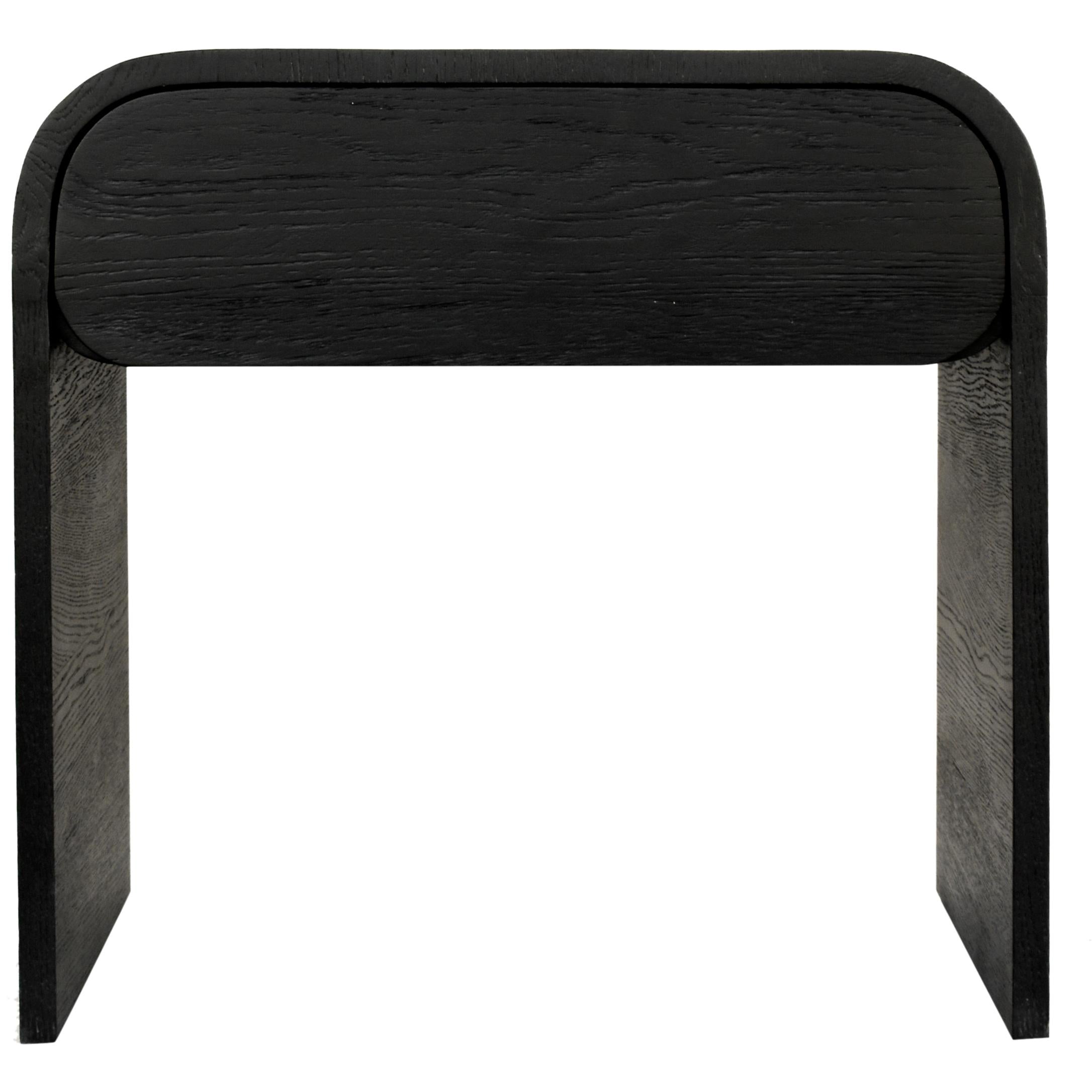 Meridian Cresthill Black Oak Night Stand