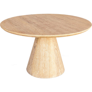 Meridian Linette White Oak Dining Table