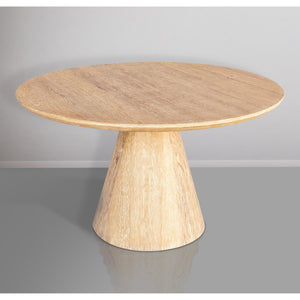 Meridian Linette White Oak Dining Table