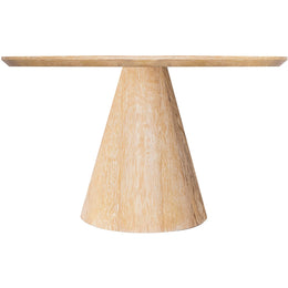 Meridian Linette White Oak Dining Table