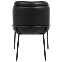 Meridian Jagger Black Vegan Leather Dining Chair