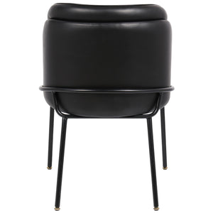 Meridian Jagger Black Vegan Leather Dining Chair