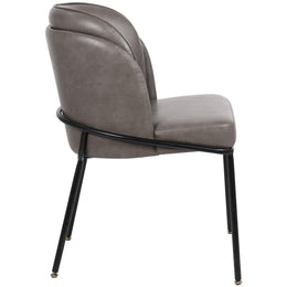 Meridian Jagger Grey Vegan Leather Dining Chair