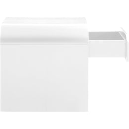 Meridian Artisto White End Table
