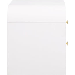 Meridian Artisto White Night Stand