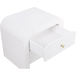 Meridian Artisto White Night Stand