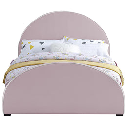 Meridian Brody Pink Velvet King Bed