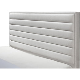 Meridian Hunter Cream Linen Textured King Bed