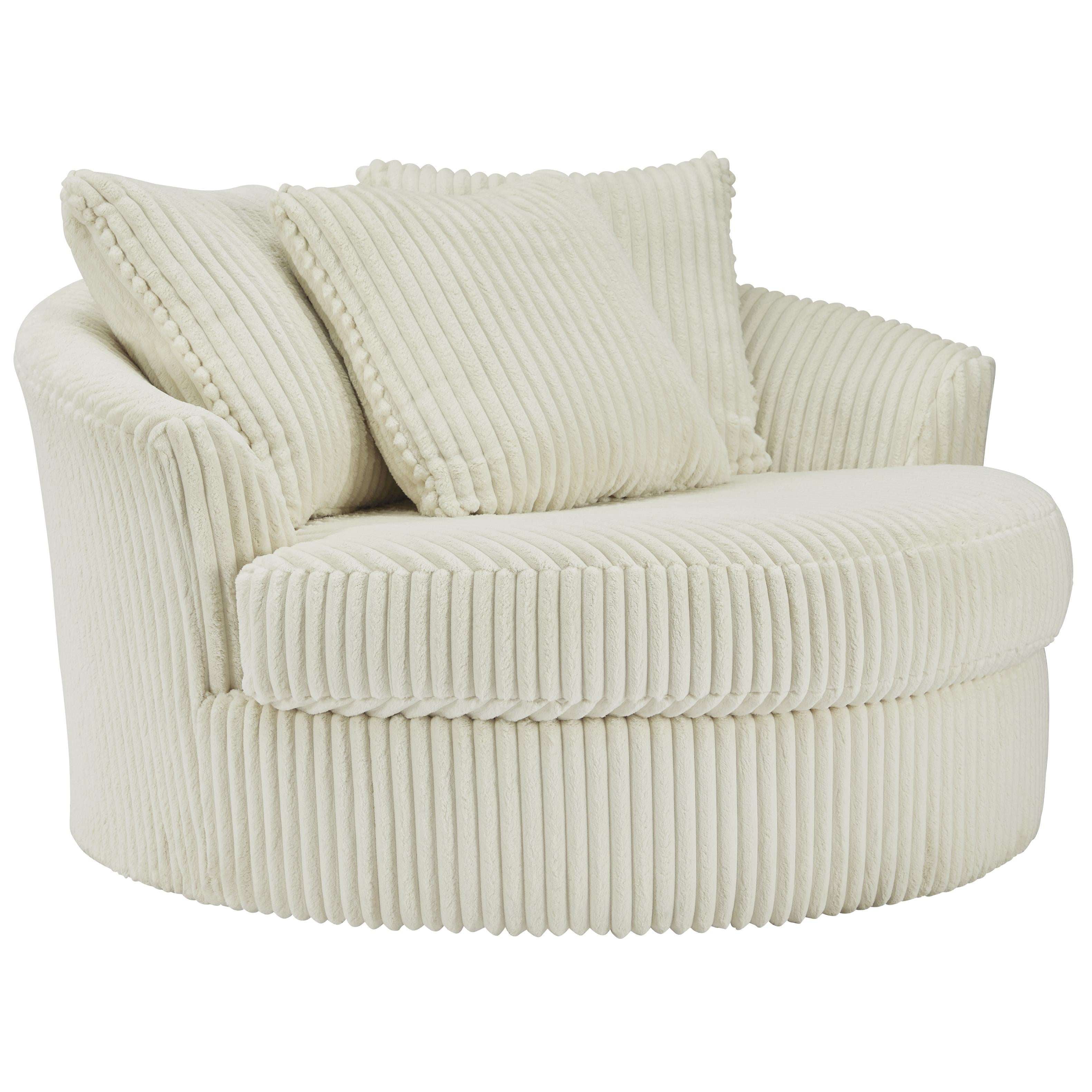 Swipe Furniture Exclusive Design Lindyn Swivel Fabric Accent Chair 2110421