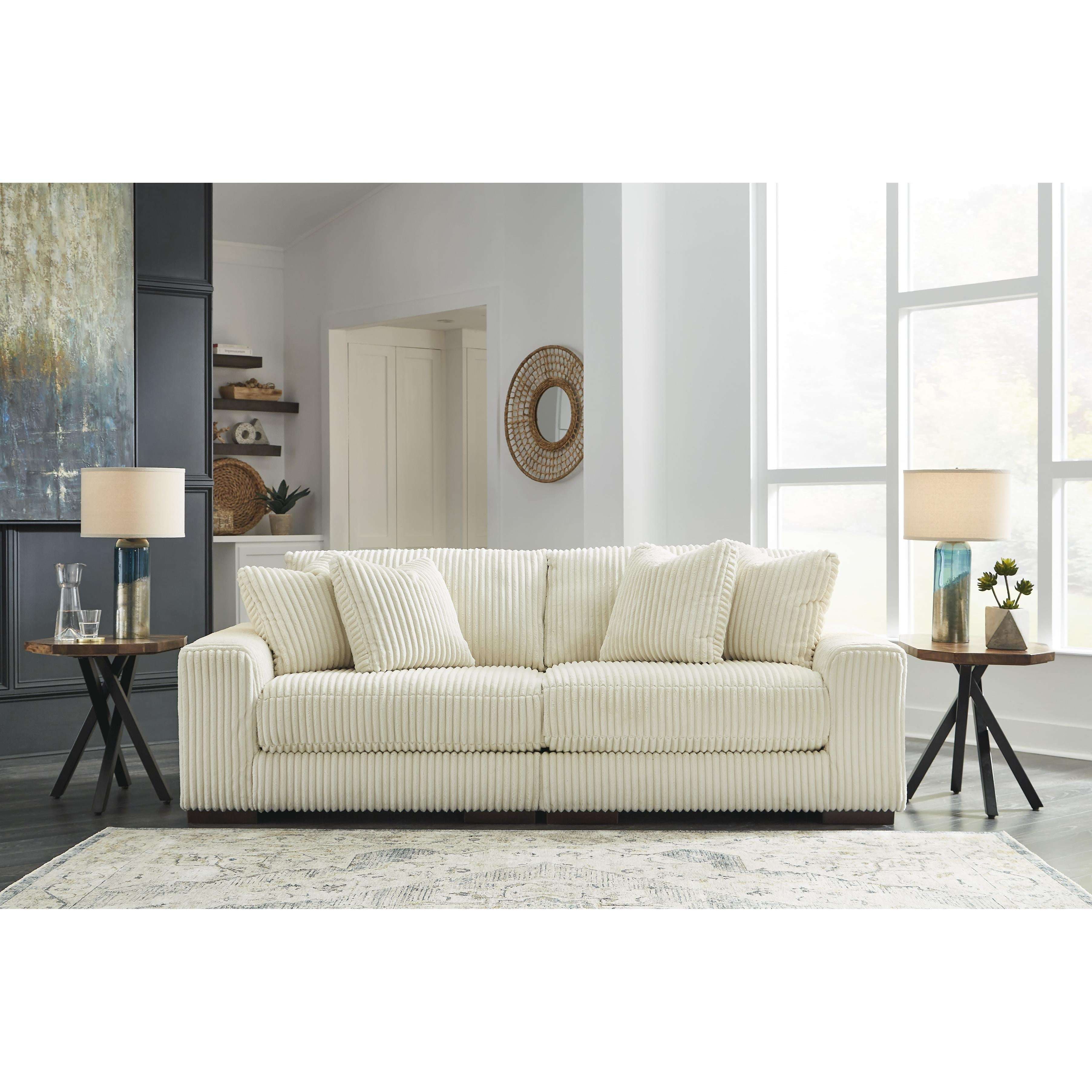 Swipe Furniture Exclusive Design Lindyn Fabric 2 pc Sectional 2110464/2110465