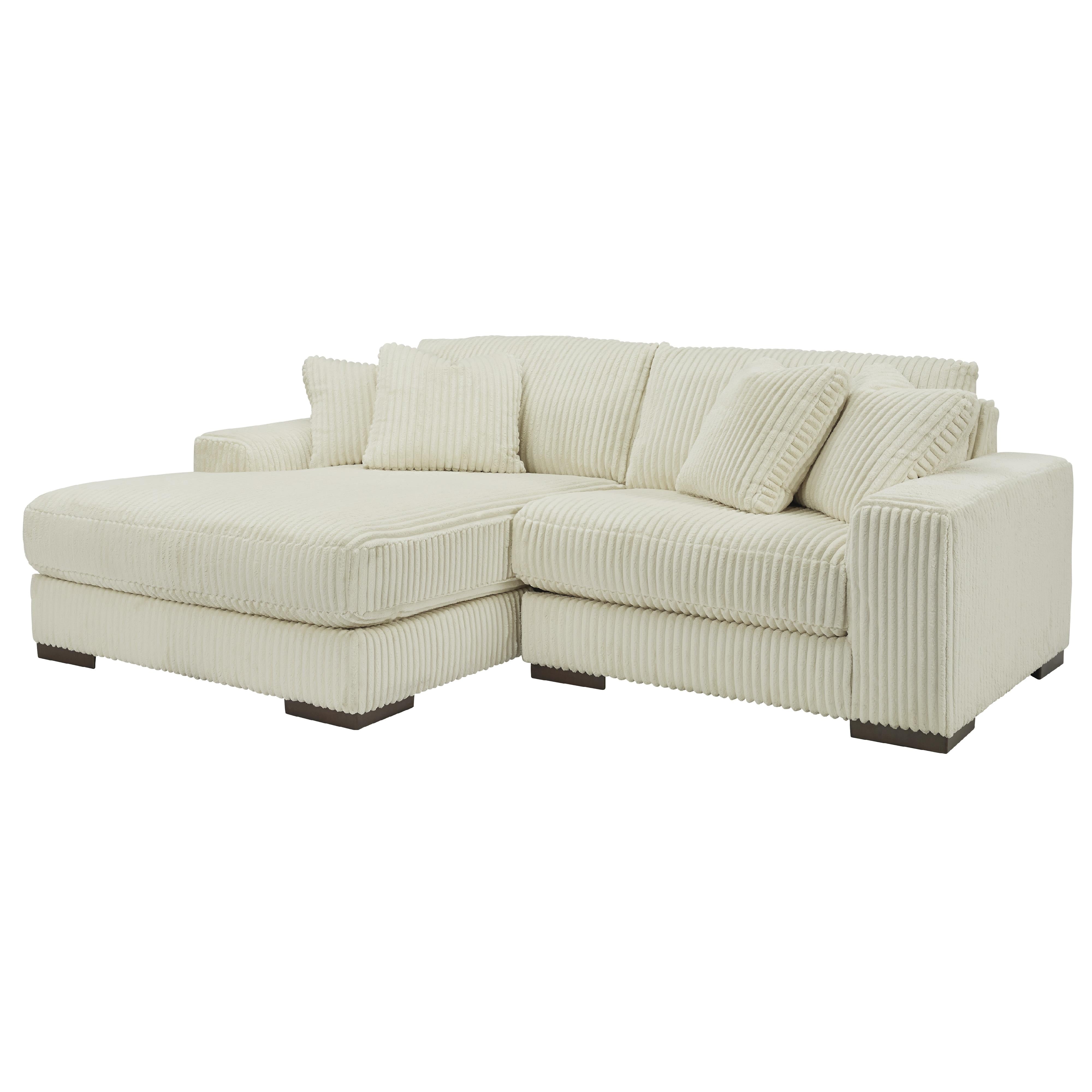 Swipe Furniture Exclusive Design Lindyn Fabric 2 pc Sectional 2110416/2110465