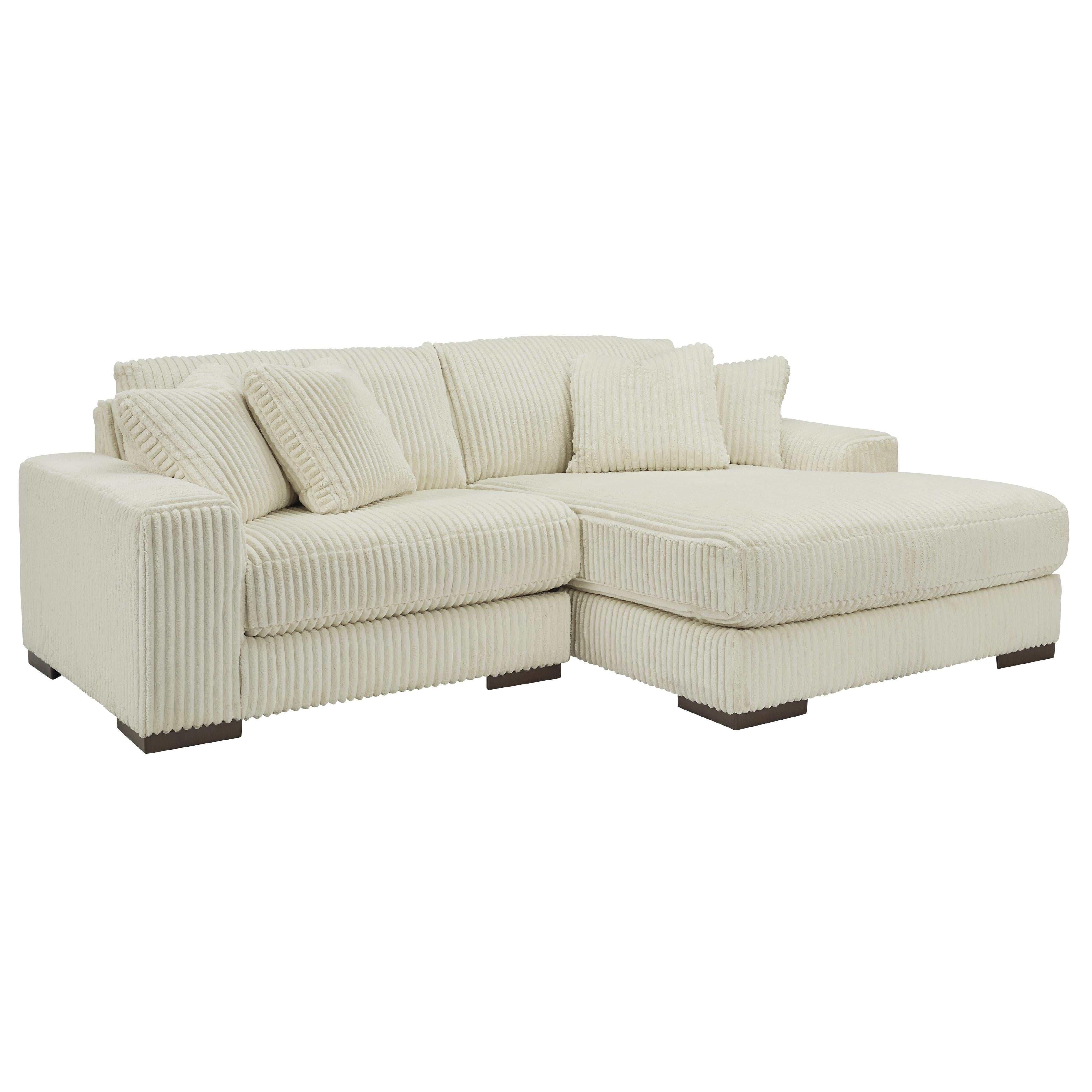 Swipe Furniture Exclusive Design Lindyn Fabric 2 pc Sectional 2110464/2110417