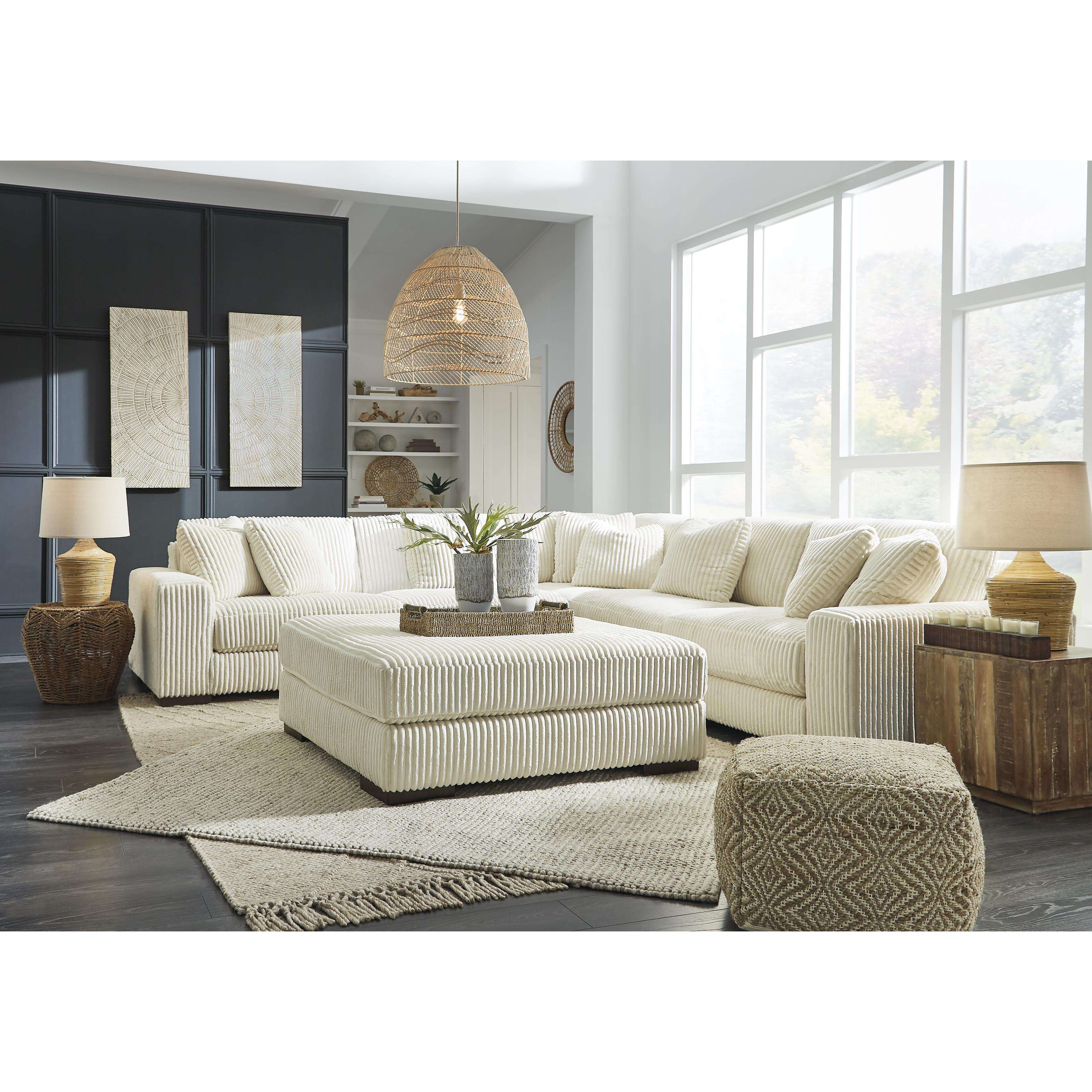 Swipe Furniture Exclusive Design Lindyn Fabric 5 pc Sectional 2110464/2110446/2110477/2110446/2110465