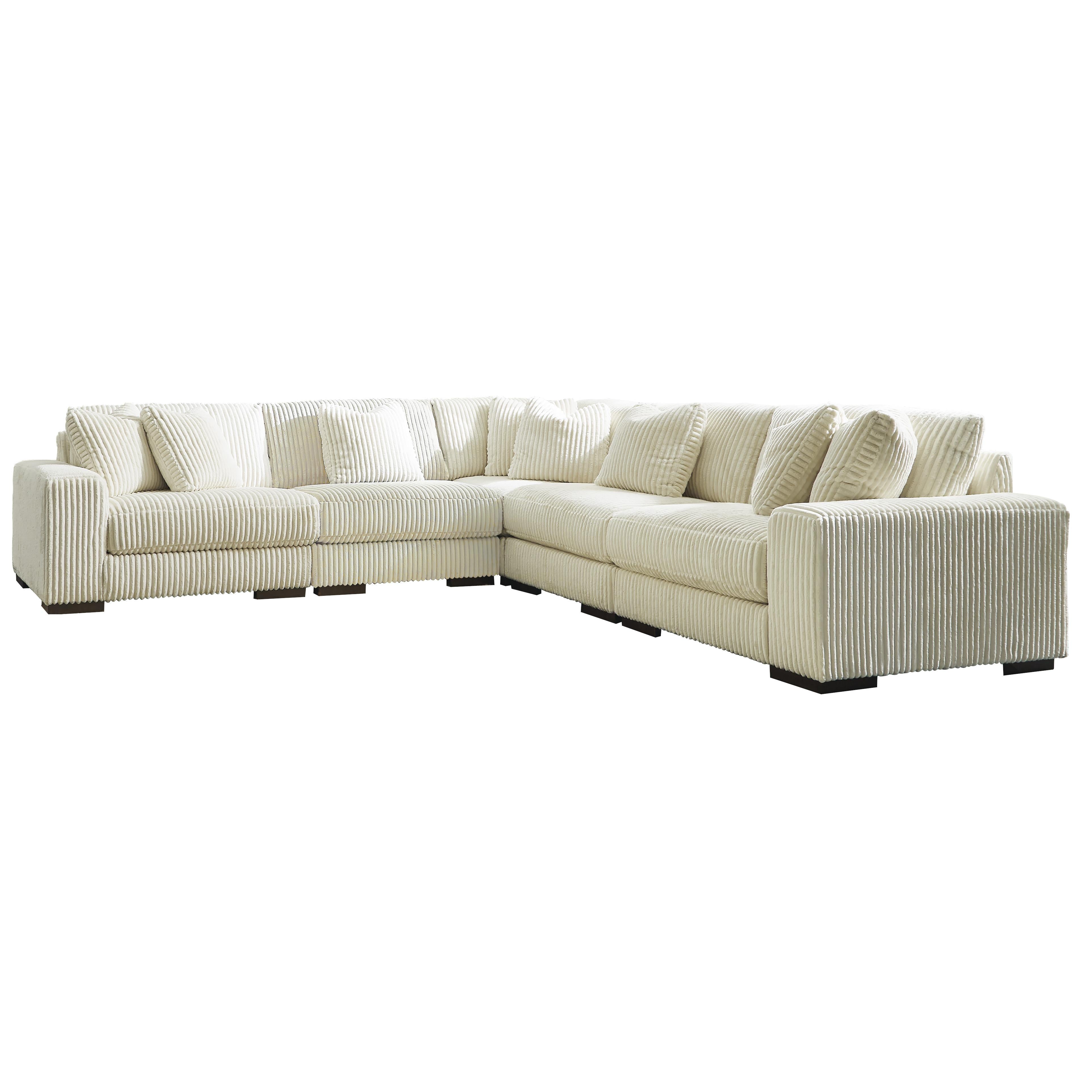 Swipe Furniture Exclusive Design Lindyn Fabric 5 pc Sectional 2110464/2110446/2110477/2110446/2110465