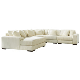 Diamond Modern Furniture Exclusive Design Lindyn Fabric 5 pc Sectional 2110416/2110446/2110477/2110446/2110465