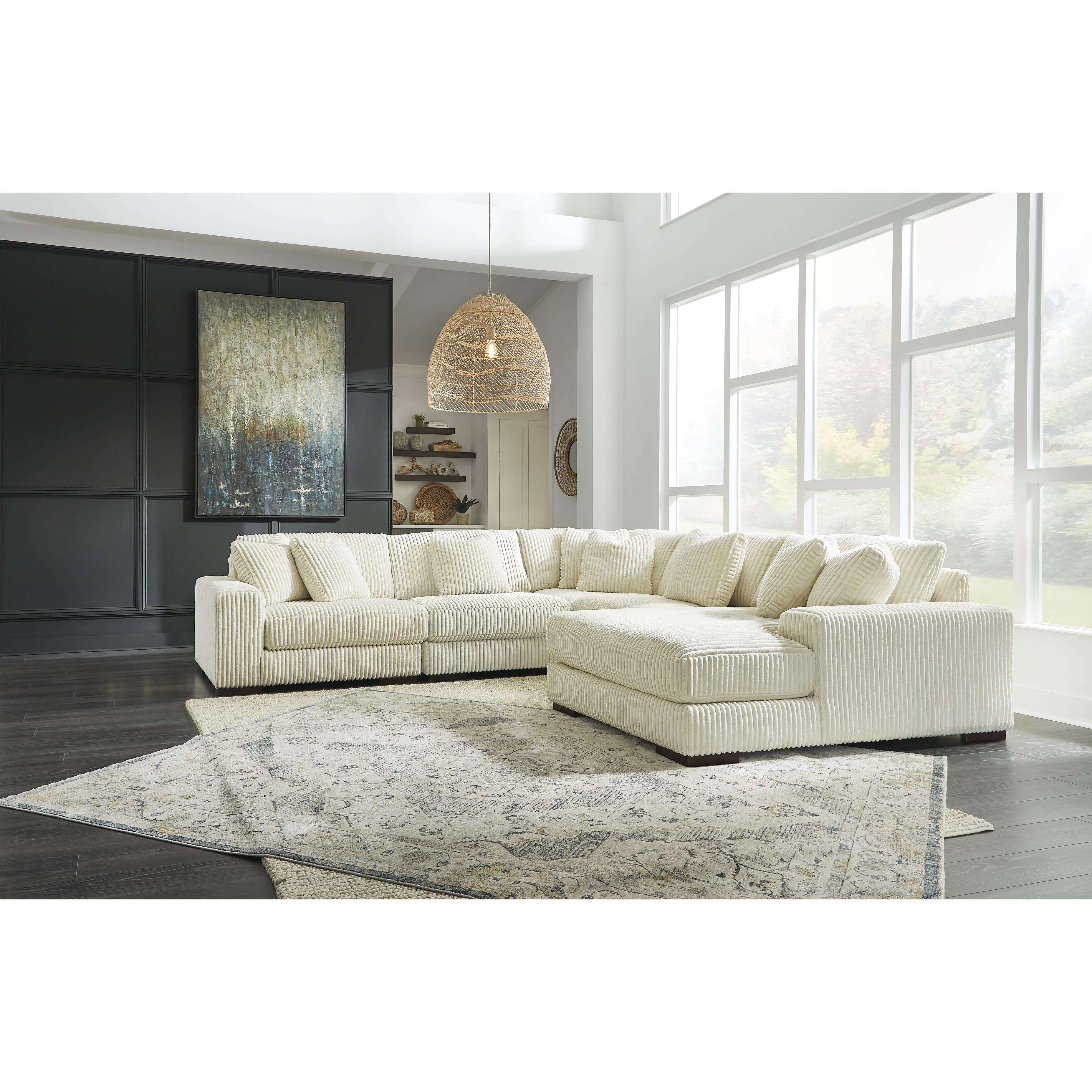 Diamond Modern Furniture Exclusive Design Lindyn Fabric 5 pc Sectional 2110464/2110446/2110477/2110446/2110417