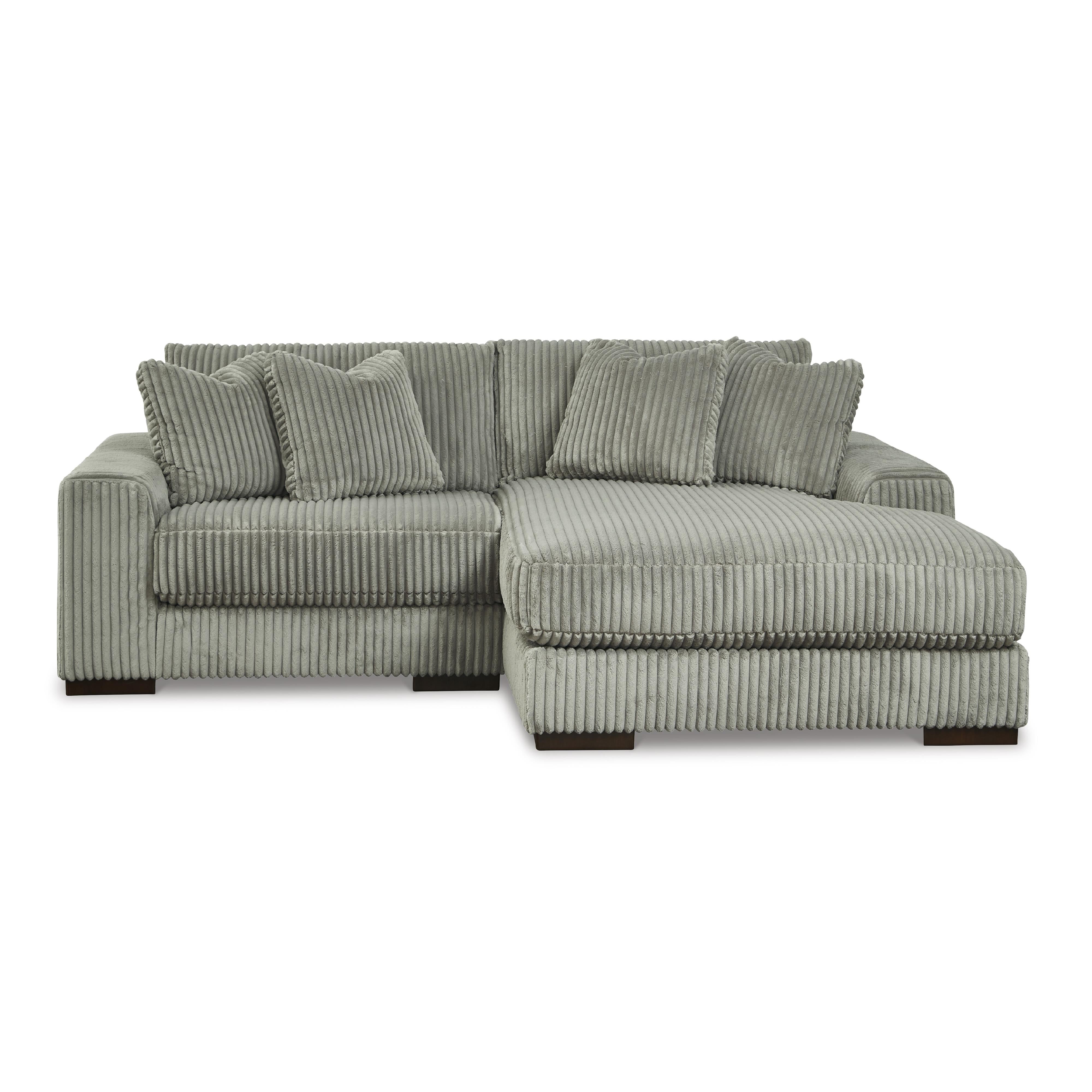 Swipe Furniture Exclusive Design Lindyn Fabric 2 pc Sectional 2110564/2110517