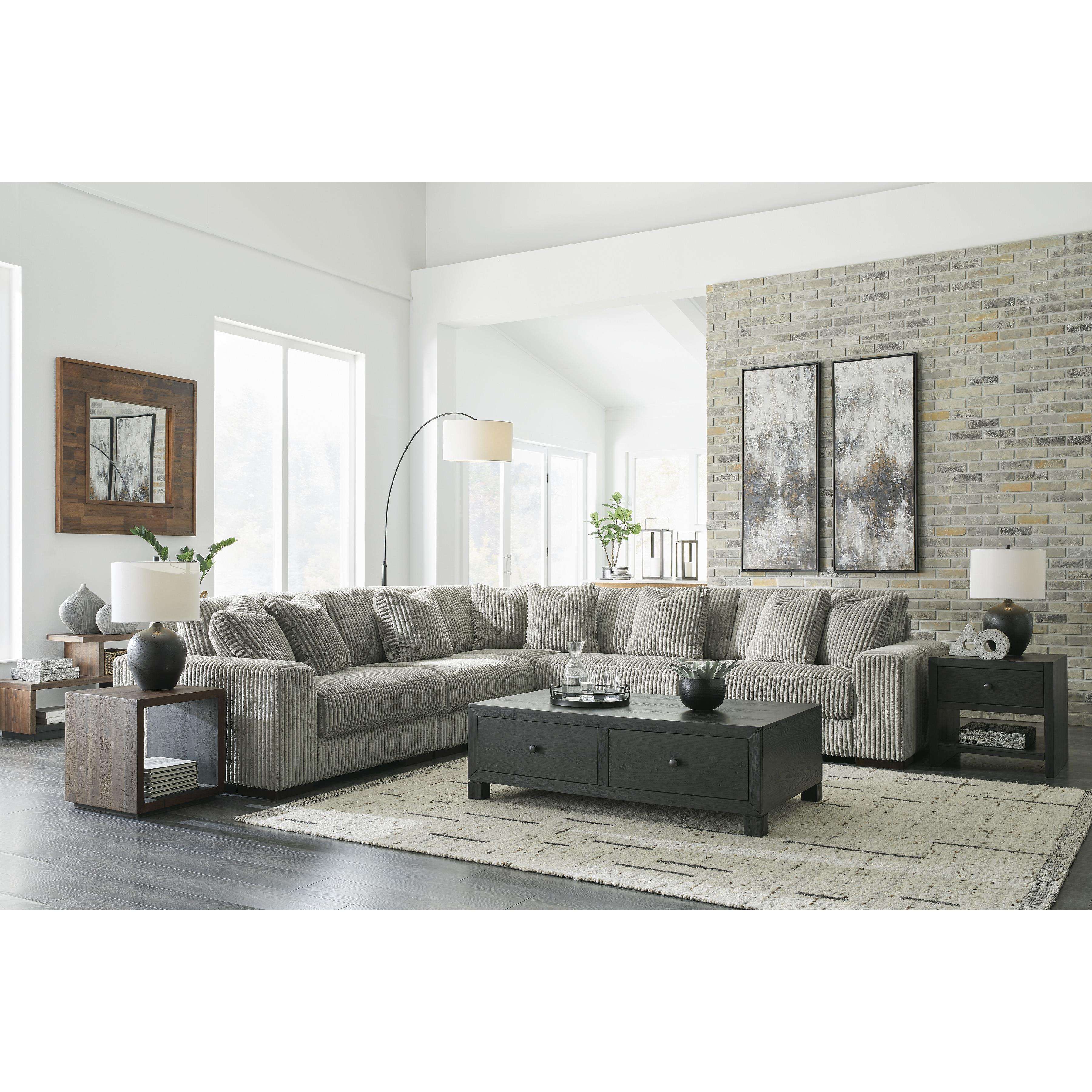 Swipe Furniture Exclusive Design Lindyn Fabric 5 pc Sectional 2110546/2110546/2110564/2110565/2110577