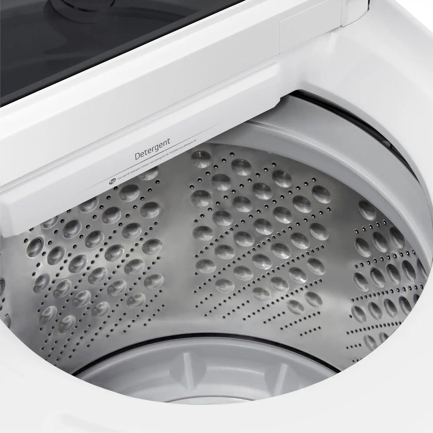 Package - LG - 5.0 Cu. Ft. High-Efficiency Smart Top Load Washer with Easy Unload and 7.3 Cu. Ft. Smart Electric Dryer with Sensor Dry - Alpine White