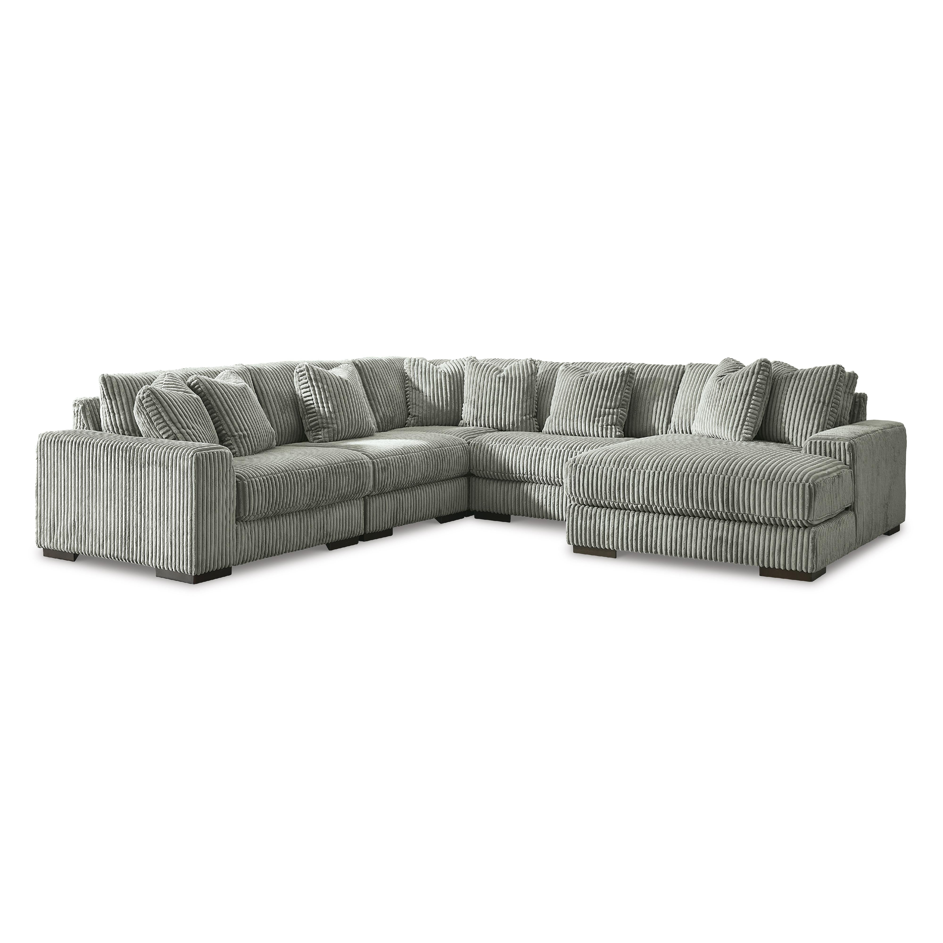 Swipe Furniture Exclusive Design Lindyn Fabric 5 pc Sectional 2110564/2110546/2110577/2110546/2110517