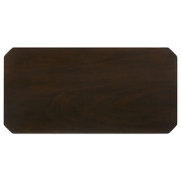 Amaro Coffee and End Table Set Dark Brown