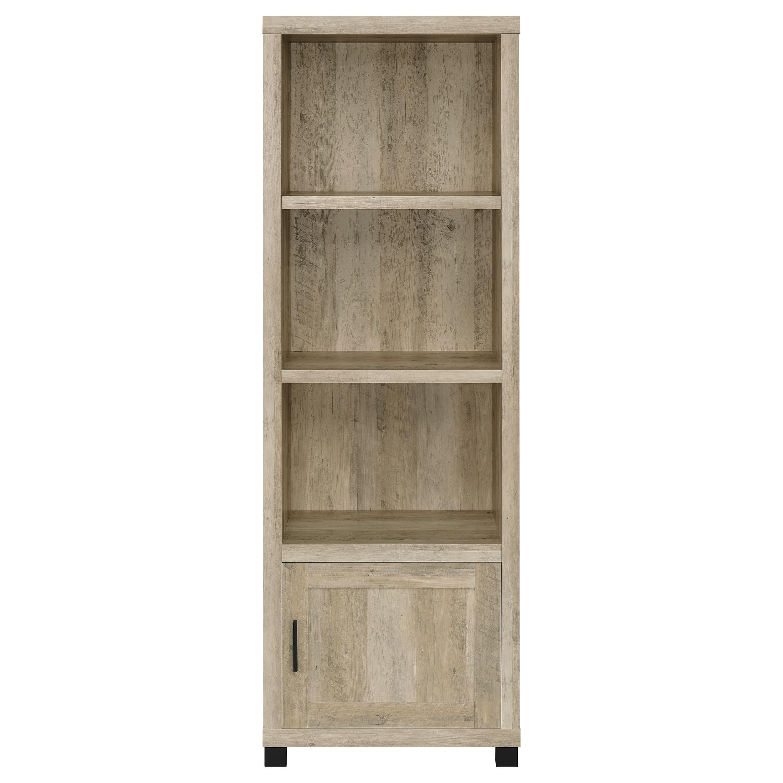Sachin 79-inch TV Entertainment Center Antique Pine