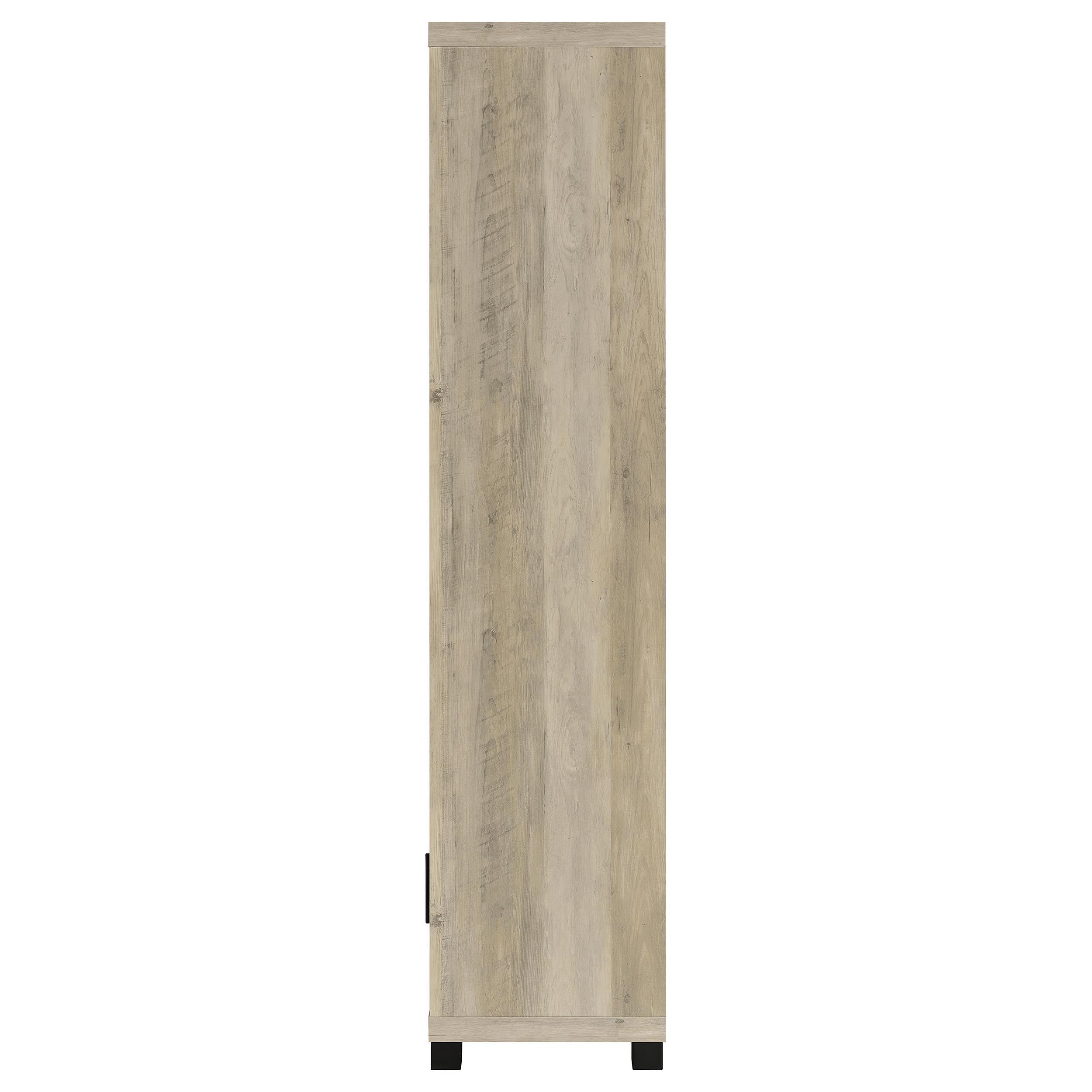 Sachin 79-inch TV Entertainment Center Antique Pine