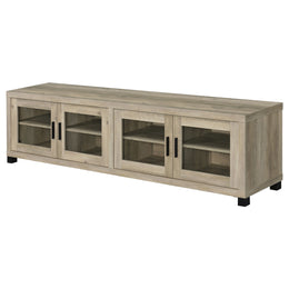 Sachin 79-inch TV Entertainment Center Antique Pine