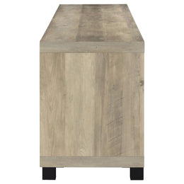 Sachin 79-inch TV Entertainment Center Antique Pine