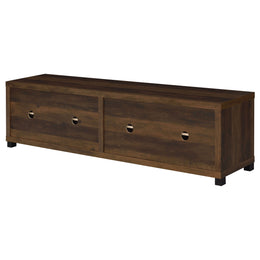 Sachin 79-inch TV Entertainment Center Antique Pine