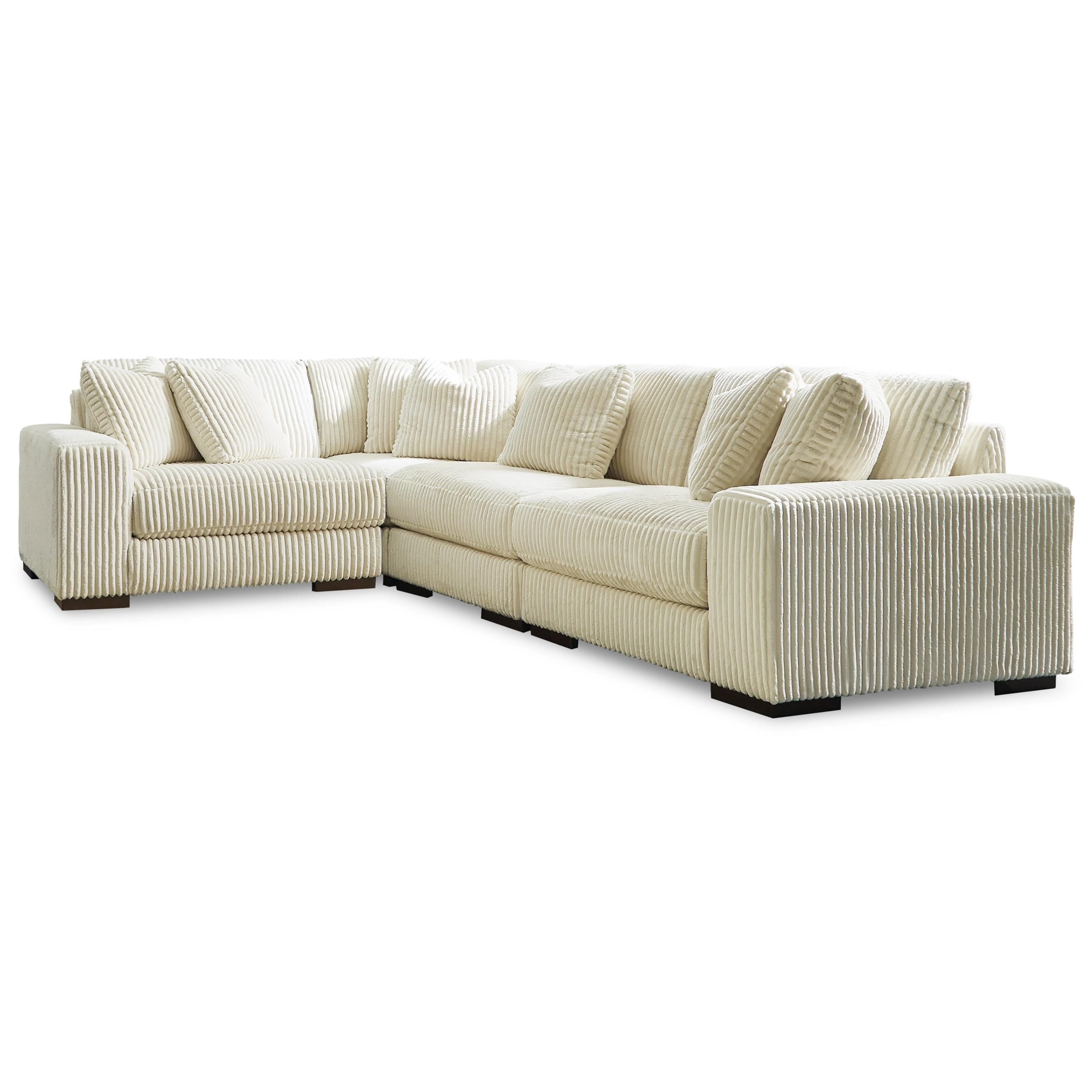 Swipe Furniture Exclusive Design Lindyn Fabric 4 pc Sectional 2110464/2110477/2110446/2110465