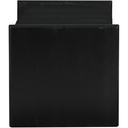 Meridian Waverly Black Boucle Fabric Bench