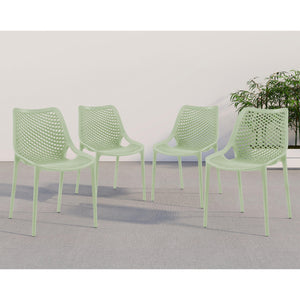 Meridian Mykonos Mint Outdoor Patio Dining Chair
