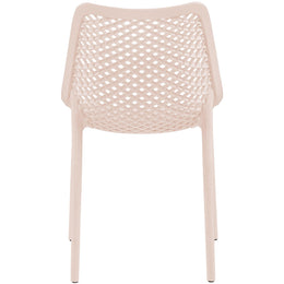 Meridian Mykonos Pink Outdoor Patio Dining Chair